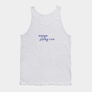 mango sticky rice - Thai blue - Flag color Tank Top